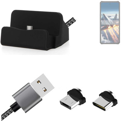 Ladestation für iiiF150 Air2 Ultra + USB-Typ C u. Micro-USB-Adapter