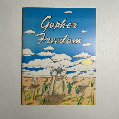 Gopher Freedom #1 underground/mini comix 1975 Dave Geary Trans-Prairie Gopher