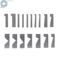 Angle Block 1/4 to 45 Degree Hardened Steel Precision 17Pcs Set In Case