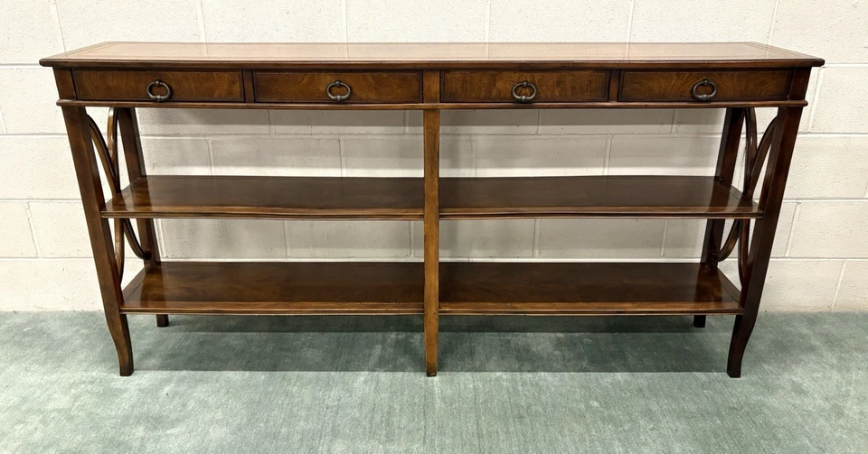 Theodore Alexander "Trocadero" Console / Etagere With Four Drawers, Near Mint - Image 2 of 4