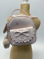 NWT Cream Pink Butterflies Girl's Purse