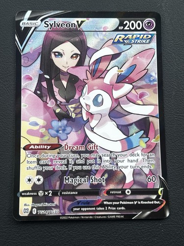 Sylveon V Pokemon Brilliant Stars Trainer Gallery TG14/TG30 Near Mint