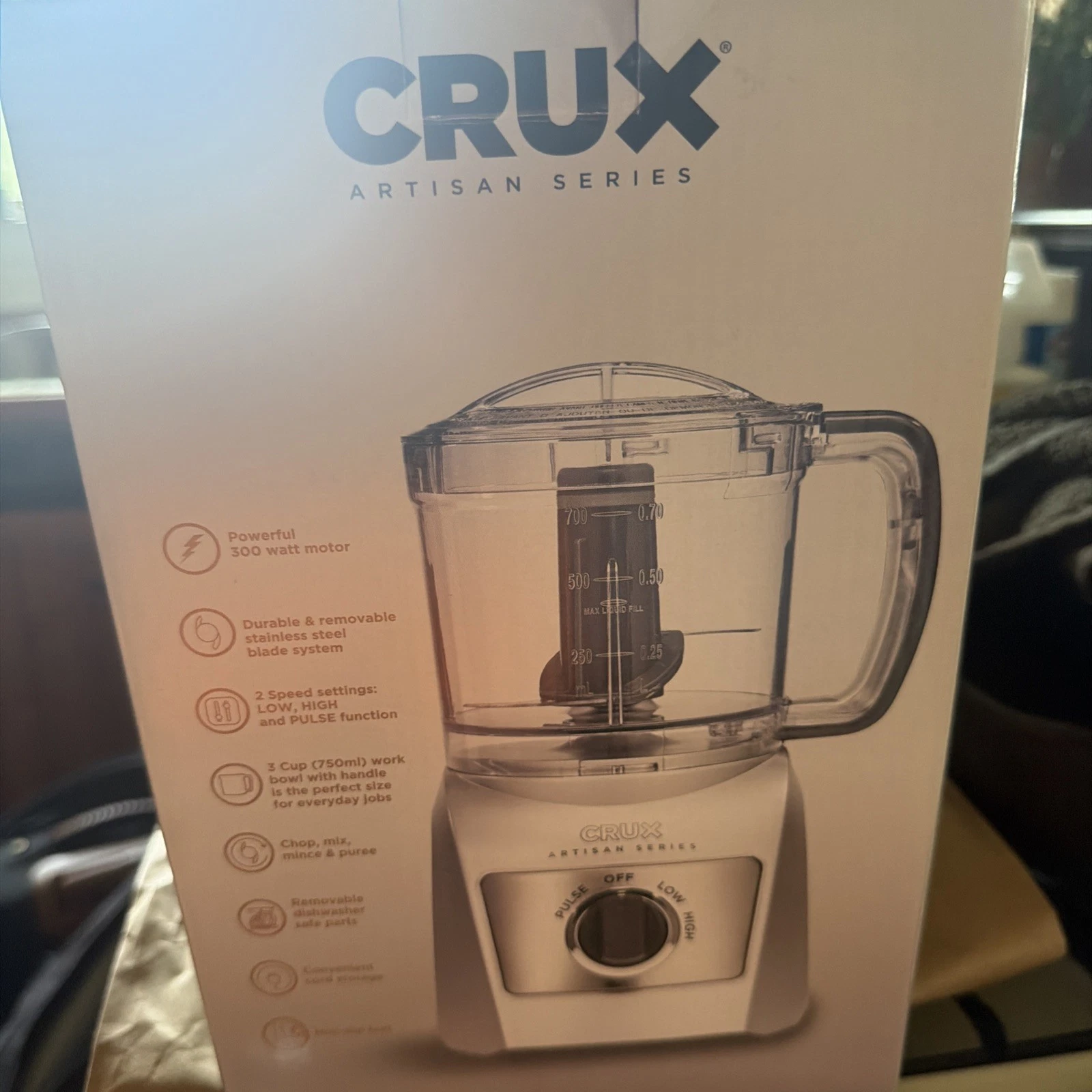 Crux Artisan Series 3-Cup Food Chopper Processor MC4414 - Silver Stainless Steel
Opens in a new wind
