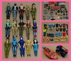 Vintage GI Joe Lot - 15 Figures Devilfish Cobra Ferret Parts Weapons Accessories