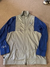 Michael Jordan Nike Air Flight Classic Full Zip Jacket Large Broken Zipper
