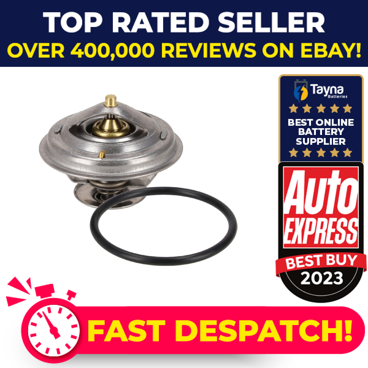Coolant Thermostat fits VW BORA 1J2, 1J6 2.3 98 to 05 075121113D 075121113DS1