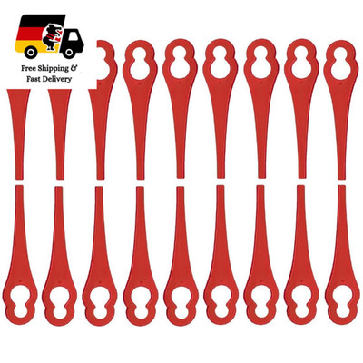 100 Stück Ersatzmesser Nylon für MASKO LUX-TOOLS A-RT-20/26 Akku-Rasentrimmer