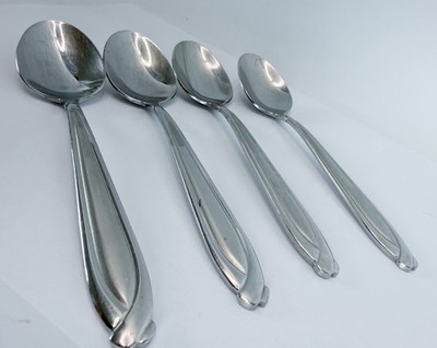 Hampton Silversmiths CONCORDE Teaspoons 6 1/2'' Stainless 18/8 - Set Of 4