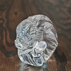 Steuben Glass DRAGON 3" Hand Cooler or Paperweight NICE!