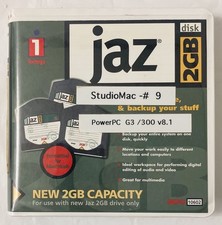 Iomega Jaz 2GB Disk Cartridge w/ Original Case Used Blank Media Vintage Storage