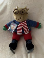 Arthur Ice Skater Plush by Eden Toys NWT