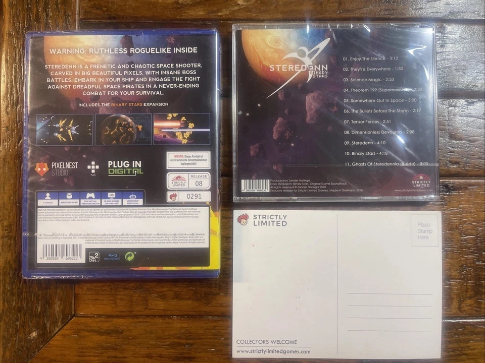 Steredenn Binary Stars - With CD OST Brand New Factory Sealed SLG - Image 2 of 2