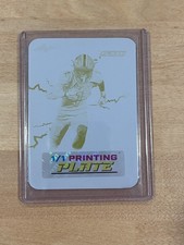 Devin Carter 2025 Leaf Eclectic Football Signature Series 1/1 Printing Plate