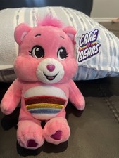 CARE BEARS Cheer Bear 10" Rainbow Plush Stuffed Bear