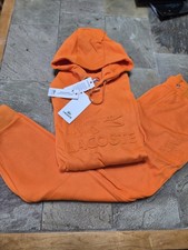 Lacoste Men's Sweatsuit. Brand New Orange Retails 235