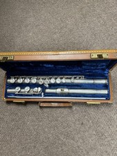 Gemeinhardt Vintage Flute with Brown Leather Carrying Case