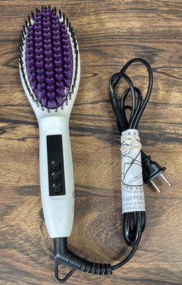 InStyler Straight Up Ceramic Hair Straightening Brush Model 00499 Tested Works