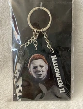 Halloween 2 Michael Myers 3 Piece Charm Keychain Scary Horror Movie Gift