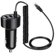 FouceClaus Radar Detector Power Charger Cord for Escort Valentine RJ11, Black
