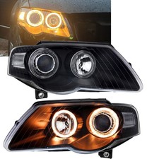 Angel Eyes Scheinwerfer Set für VW Passat 3C schwarz inkl Motor 03.2005-2010