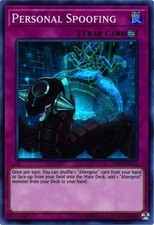 Personal Spoofing - OP09-EN012 - Super Rare - Unlimited x1 - Near Mint