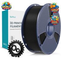 Pla+ Filament 1.75Mm 1KG Spule Schwarz FüR 3D Drucker Fdm