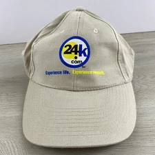 24k.com Cap Light Brown Vitronic Hat Adjustable Adult Size OSFM Hat Baseball Cap