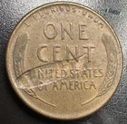 1950-D Lincoln Wheat Cent Large Rev Lamination  Error A-926