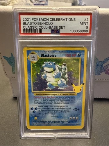 Pokemon PSA 9 MINT Celebrations Blastoise 2/102 Classic Collection Holo