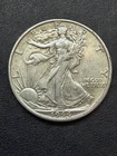 1944-D  Denver  Mint Silver Liberty Walking Half Dollar EF  lot # 2264
