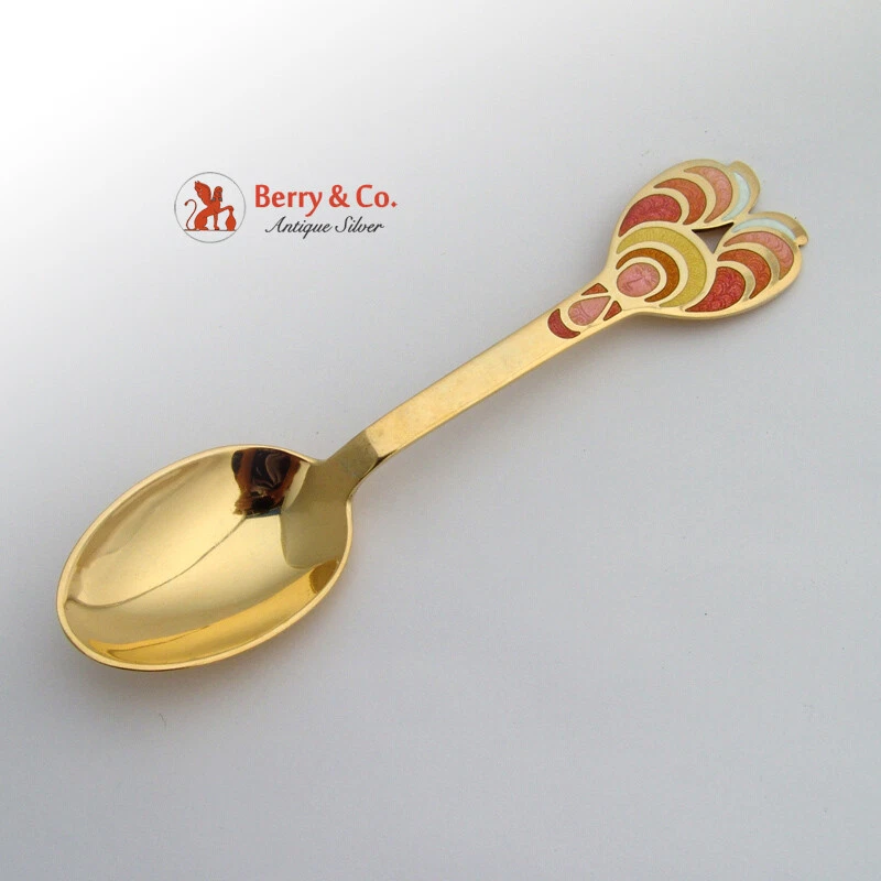 A. Michelsen Antique US Sterling Silver Souvenir Spoons for sale