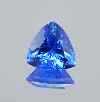 AAA Natural Ceylon Cornflower Blue Spinel Loose Gemstone Trillion Cut 9x9 mm