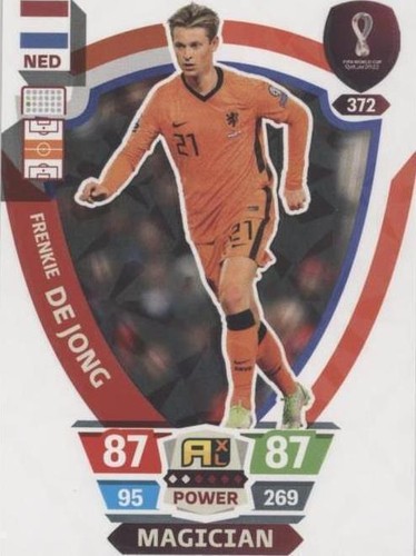 2022 Panini Prizm World Cup Qatar Frenkie de Jong Red /399 #155