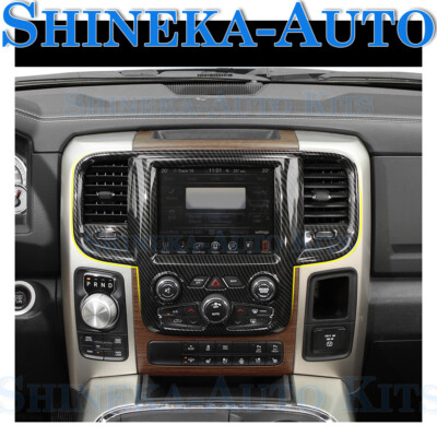 FOR 2011-17 DODGE RAM CENTRAL GPS NAVIGATION SCREEN FRAME BEZEL DECOR COVER TRIM