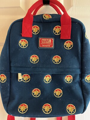 Disney Marvel X Loungefly Captain Marvel Mini Backpack 2021 MsMarvel Disney Marvel X Loungefly Captain Marvel Mini Backpack 2021  main image 2
