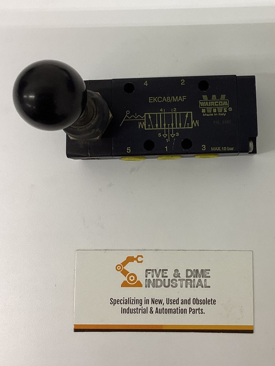 Waircom EKCA8/MAF 5/3 Open Center Manual Valve G1/8'' Ports | eBay