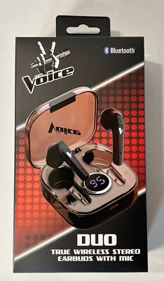 The Voice duo wireless stereo earbuds with Mic