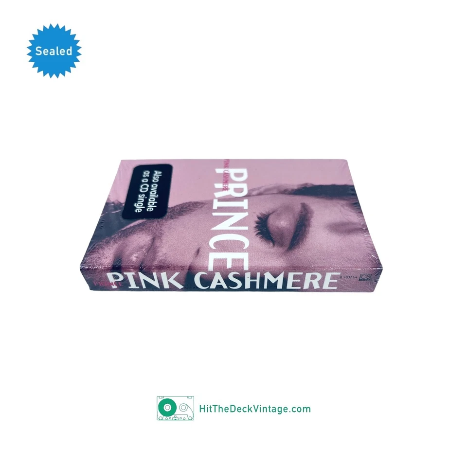 Prince - Pink Cashmere Single Cassette Tape (1993) w/ Hype Sticker SEALED - Image 2 of 4