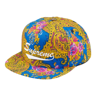 SUPREME PAISLEY 5-PANEL - BLUE - ONE SZ - F/W 2017 - 100
