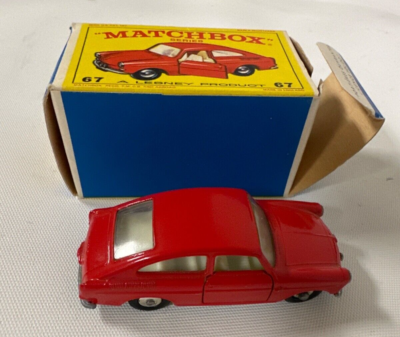 Matchbox 1967 New Model Volkswagen 1600 TL Diecast Very Good with