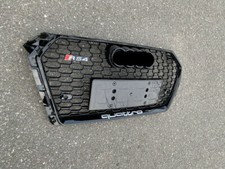 RS4 Stil Schwarz Vorne Stoßstange Grills Vent Kühlergrill Für Audi A4 B9 …