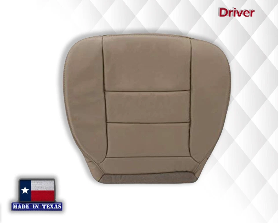 Tan Seat Covers For Ford F250/F350 Lariat 2002 2003 2004 2005 2006 Extended Cab - Image 3 of 4