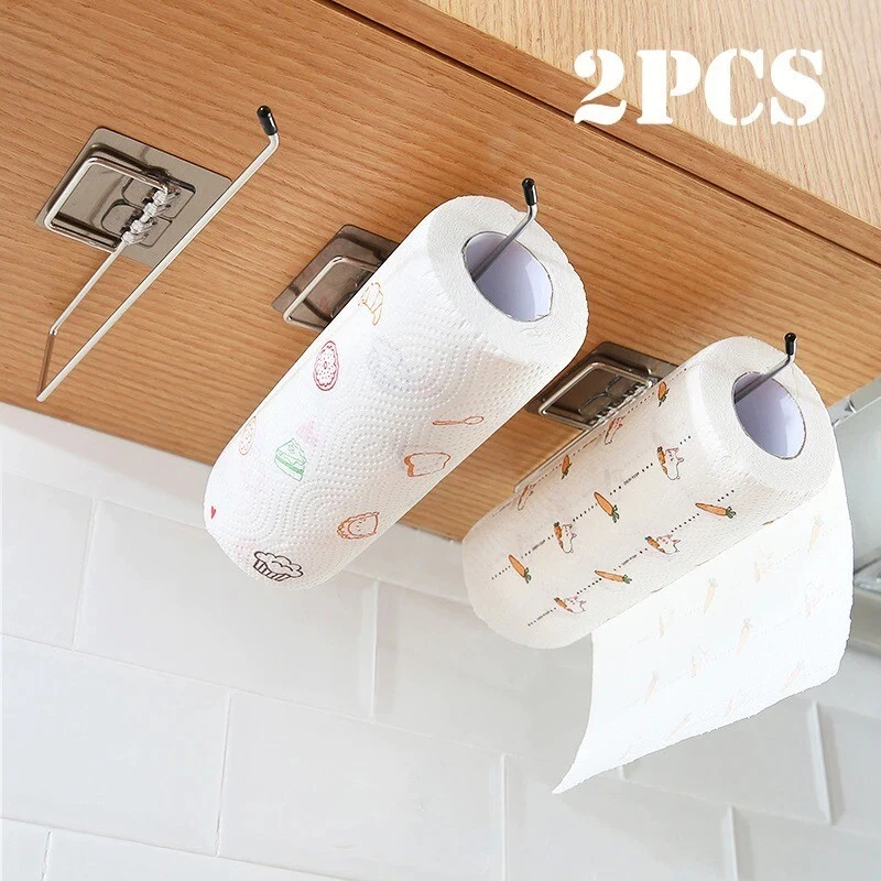 Toilet Roll Paper Holder Stand Home Storage Shelf Racks Wall