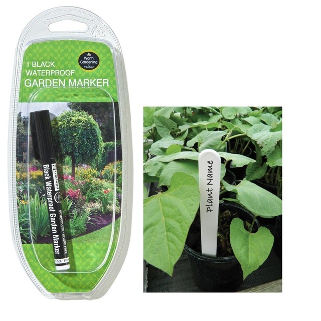 Black Waterproof Garden Plant Label Marker by Garland for sale online eBay