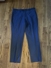 Men  s Express Photographer Navy Blue Dress Pants Slacks 32/30