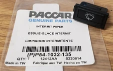 NEW PACCAR KENWORTH INTERMITTENT WIPER DASH LIGHT INDICATOR LAMP ID P54-1032-135