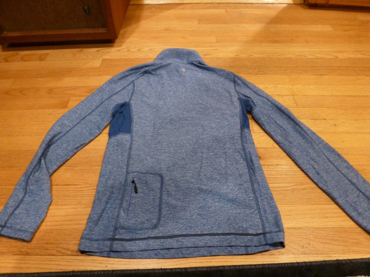 Lululemon Yoga Pullover Sz S Blue ¼ Zip | eBay