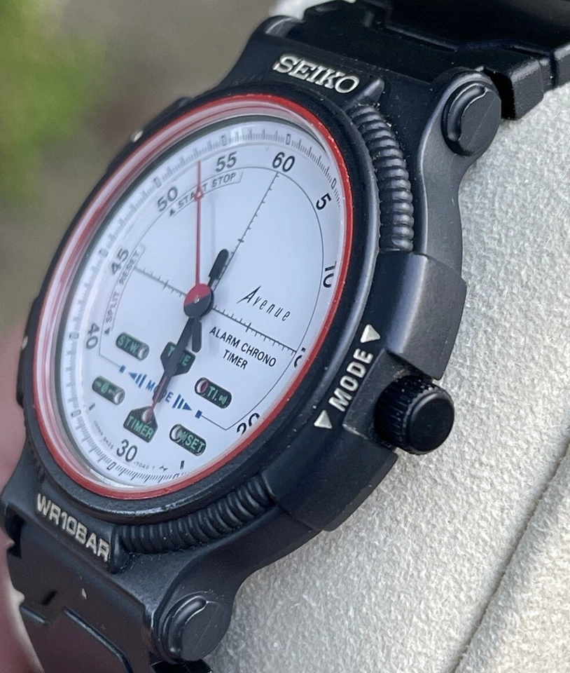 1988 Seiko Avenue сигнализации хронограф - Изображение 2 из 4