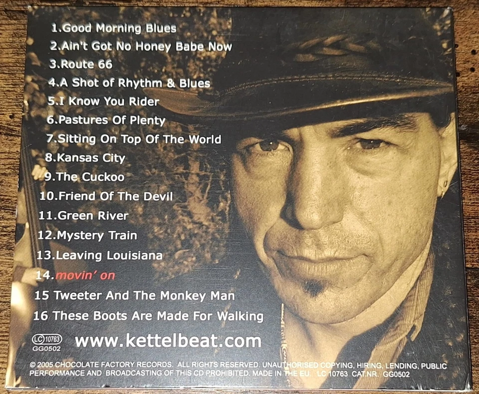 GEE GEE KETTEL with SOLUNA SAMAY - MOVIN' ON DigiPak CD Blues/Folk/Country - Bild 3 von 3