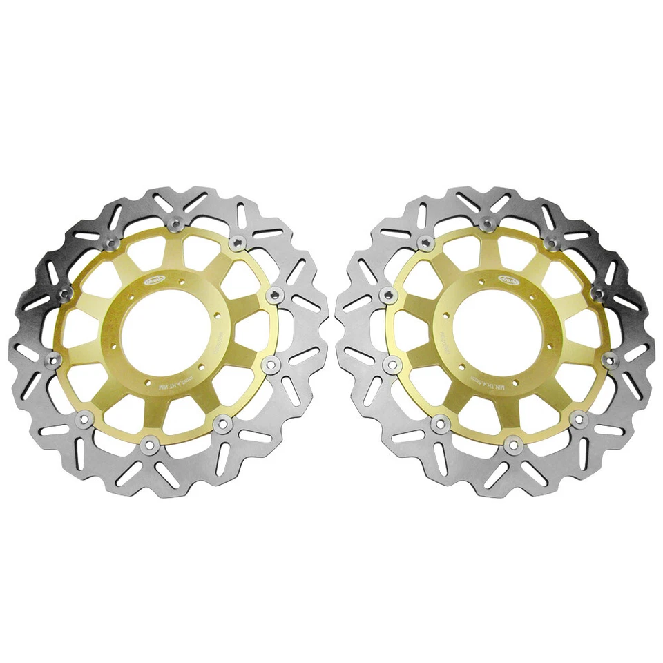 2PCS Front Brake Disc Rotors for Honda 2000 2001 CBR 929RR & CBR 954RR 2002 2003 Foto 3 de 4